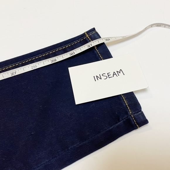 Modern‎ Eternity Skinny Maternity Jeans 28 6 small dark blue stretch over bump - Picture 8 of 10
